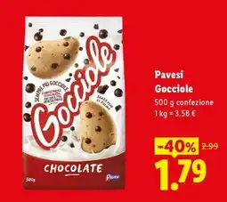 Lidl Pavesi Gocciole offerta
