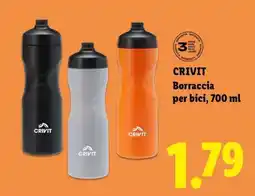 Lidl CRIVIT Borraccia per bici, 700 ml offerta