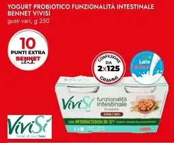 Bennet Yogurt probiotico funzionalità intestinale BENNET VIVISI offerta
