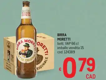 Metro Birra MORETTI offerta