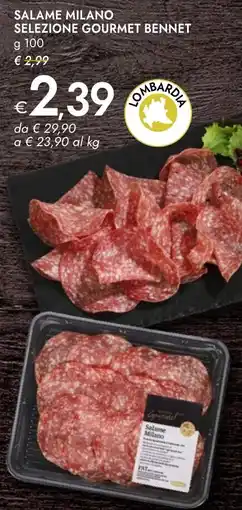 Bennet Salame milano SELEZIONE GOURMET BENNET offerta