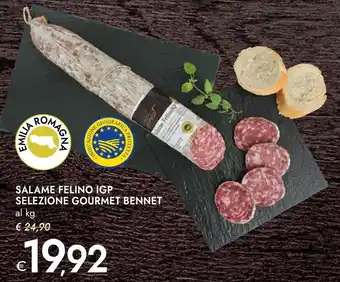 Bennet Salame felino igp SELEZIONE GOURMET BENNET offerta