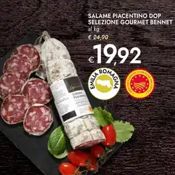 Bennet Salame piacentino dop SELEZIONE GOURMET BENNET offerta