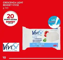 Bennet Crescenza light BENNET VIVISÌ offerta