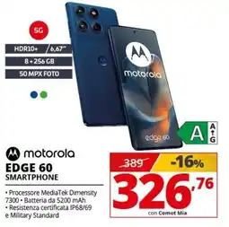 Comet motorola EDGE 60 SMARTPHONE offerta