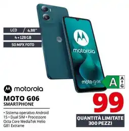 Comet motorola MOTO G06 SMARTPHONE offerta