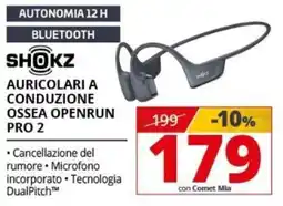 Comet Shokz auricolari a conduzione ossea openrun pro 2 offerta