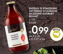 Bennet Passata di pomodoro datterino o ciliegino SELEZIONE GOURMET BENNET offerta