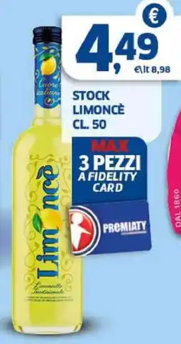 Sigma Stock limonce offerta