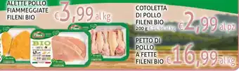 Ecu Discount Fileni Bio Alette Pollo Fiammeggiate offerta