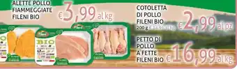 Ecu Discount Fileni Bio Cotoletta Di Pollo 200g offerta