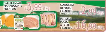 Ecu Discount Fileni Bio Petto di Pollo A Fette offerta