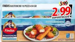 Il Genio Supermercato Findus bastoncini 18 pezzi offerta