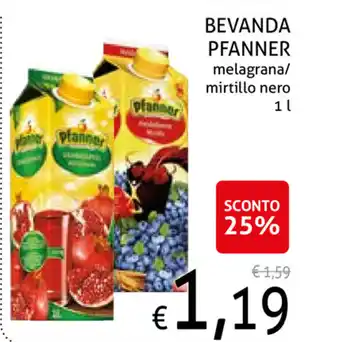 Bevanda Pfanner melagrana/mirtillo nero 1L