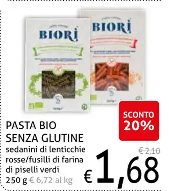 Ecu Discount Biorì Pasta Bio Senza Glutine 250g offerta