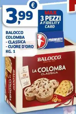 Sigma Balocco colomba - classica - cuore d'oro offerta