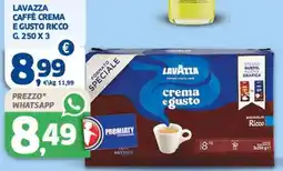 Sigma Lavazza caffè crema e gusto ricco offerta