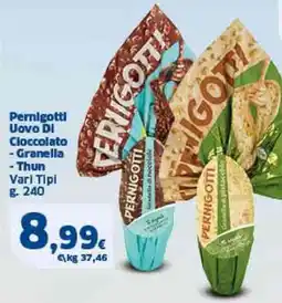 Sigma Pernigotti Uovo DI Cioccolato - Granella - Thun offerta