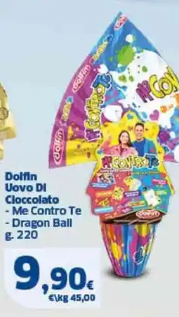 Sigma Dolfin Uovo DI Cloccolato - Me Contro Te - Dragon Ball offerta