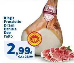 Sigma King's Prosciutto DI San Daniele Dop offerta