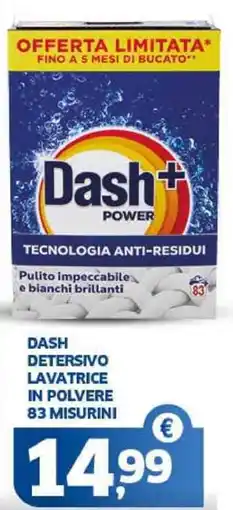 Sigma Dash detersivo lavatrice in polvere offerta