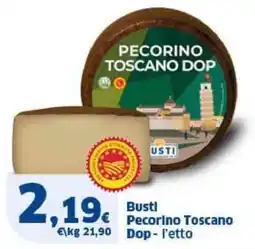 Sigma Busti Pecorino Toscano Dop offerta