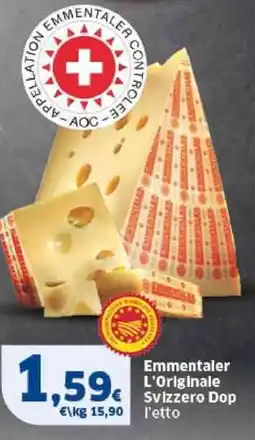 Sigma Emmentaler L'Originale Svizzero Dop offerta