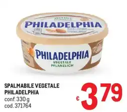 Metro Spalmabile vegetale PHILADELPHIA offerta