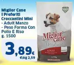 Sigma Migilor Cane I Preferiti Croccantini Mini offerta