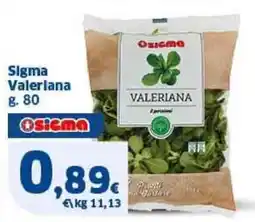 Sigma Sigma Valeriana offerta
