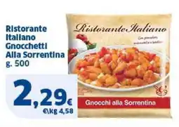 Sigma Ristorante Italiano Gnocchetti Alla Sorrentina offerta