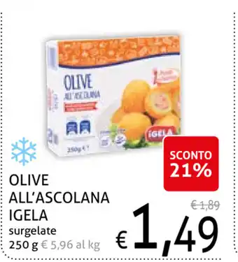 Ecu Discount Olive All'Ascolana Igela 250g offerta