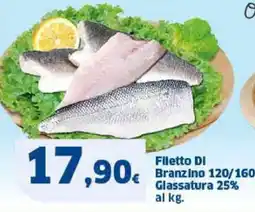Sigma Filetto Di Branzino 120/160 Glassatura 25% offerta