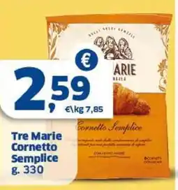 Sigma Tre Marie Cornetto Semplice offerta
