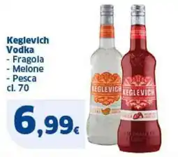 Sigma Keglevich Vodka Fragola, Melone, Pesca offerta