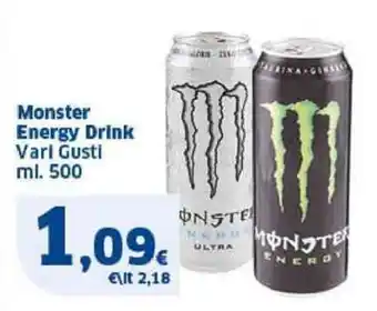Sigma Monster Energy Drink offerta