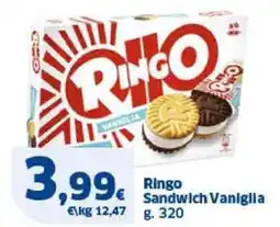 Sigma Ringo Sandwich Vaniglia offerta