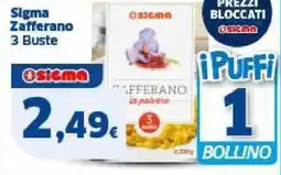 Sigma Sigma Zafferano 3 Buste offerta