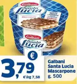 Sigma Galbani Santa Lucia Mascarpone offerta