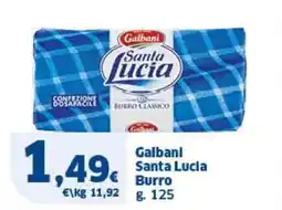 Sigma Galbani Santa Lucia Burro offerta