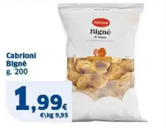 Sigma Cabrioni Bignè offerta