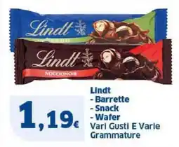 Sigma Lindt Barrette, Snack, Wafer offerta