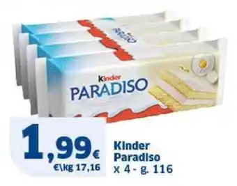 Sigma Kinder Paradiso offerta