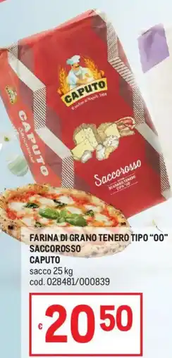 Metro Farina di grano tenero tipo "00" saccorosso CAPUTO offerta