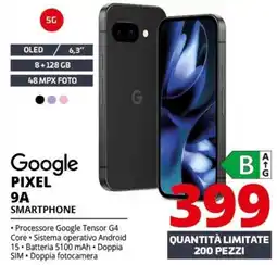 Comet Google PIXEL 9A SMARTPHONE offerta