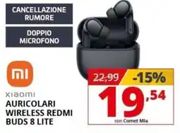 Comet Xiaomi auricolari wireless redmi buds 8 lite offerta