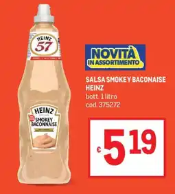 Metro Salsa smokey baconaise HEINZ offerta
