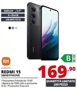 Comet Xiaomi REDMI 15 SMARTPHONE offerta