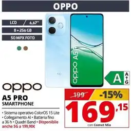 Comet oppo A5 PRO SMARTPHONE offerta
