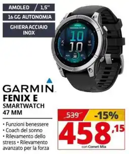 Comet Garmin fenix e smartwatch 47 mm offerta